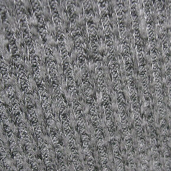 WHBM Ruffled Cuff Long Sleeve Stretch Knit Top sz XS Gray - Picture 7 of 10